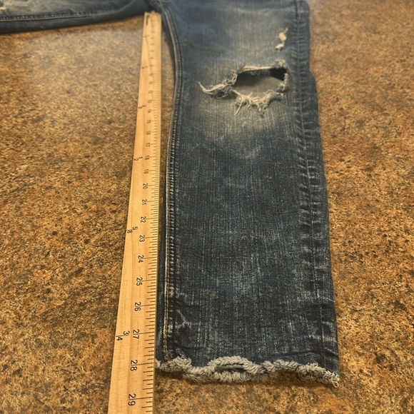 Silver Suki Skinny Jeans Distressed Stretch Mid Rise Womens Size 30 - Picture 13 of 15